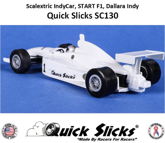 Quick Slicks SC130XF X-Firm Silicone Slot Car Tires | 20.70mm OD x 10.50mm Wide