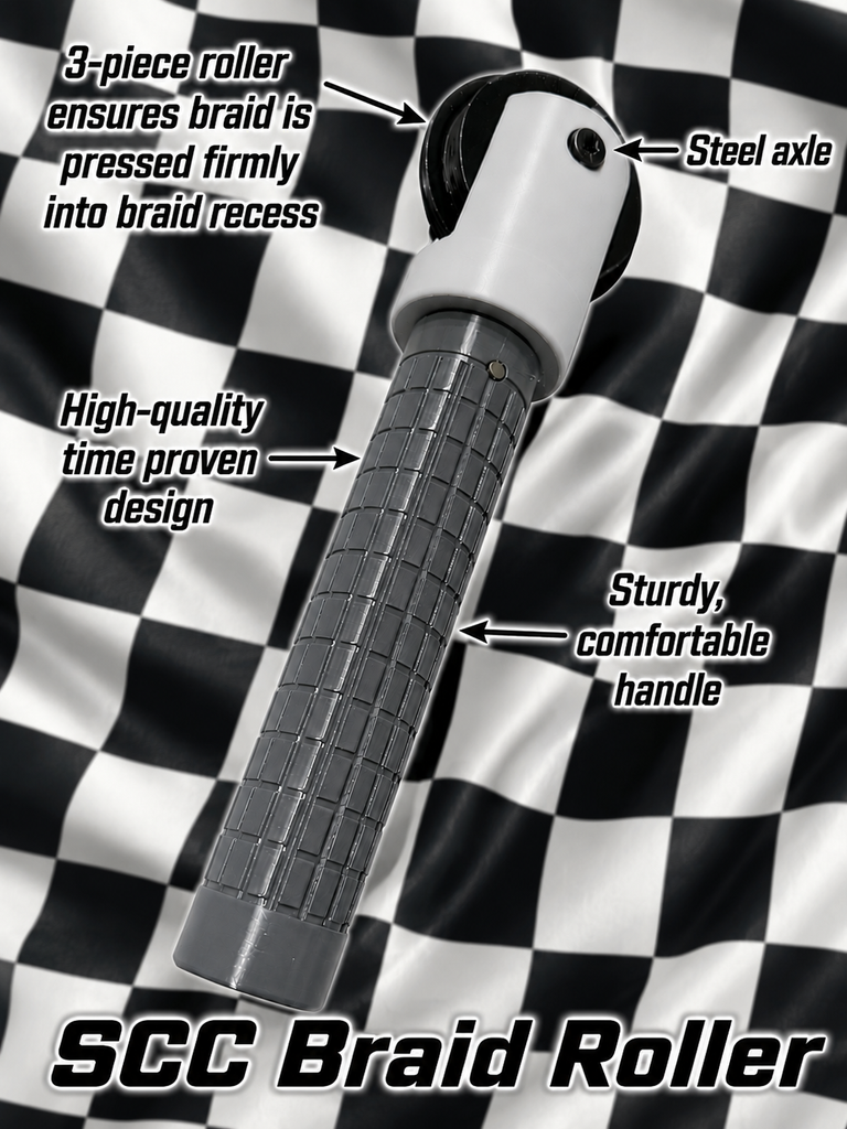 SCC Deluxe Braid Roller for 1/4'' Braid