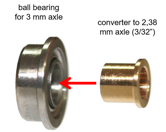 Sloting Plus SP053026 Conversion Kit (3mm to 2.38mm)