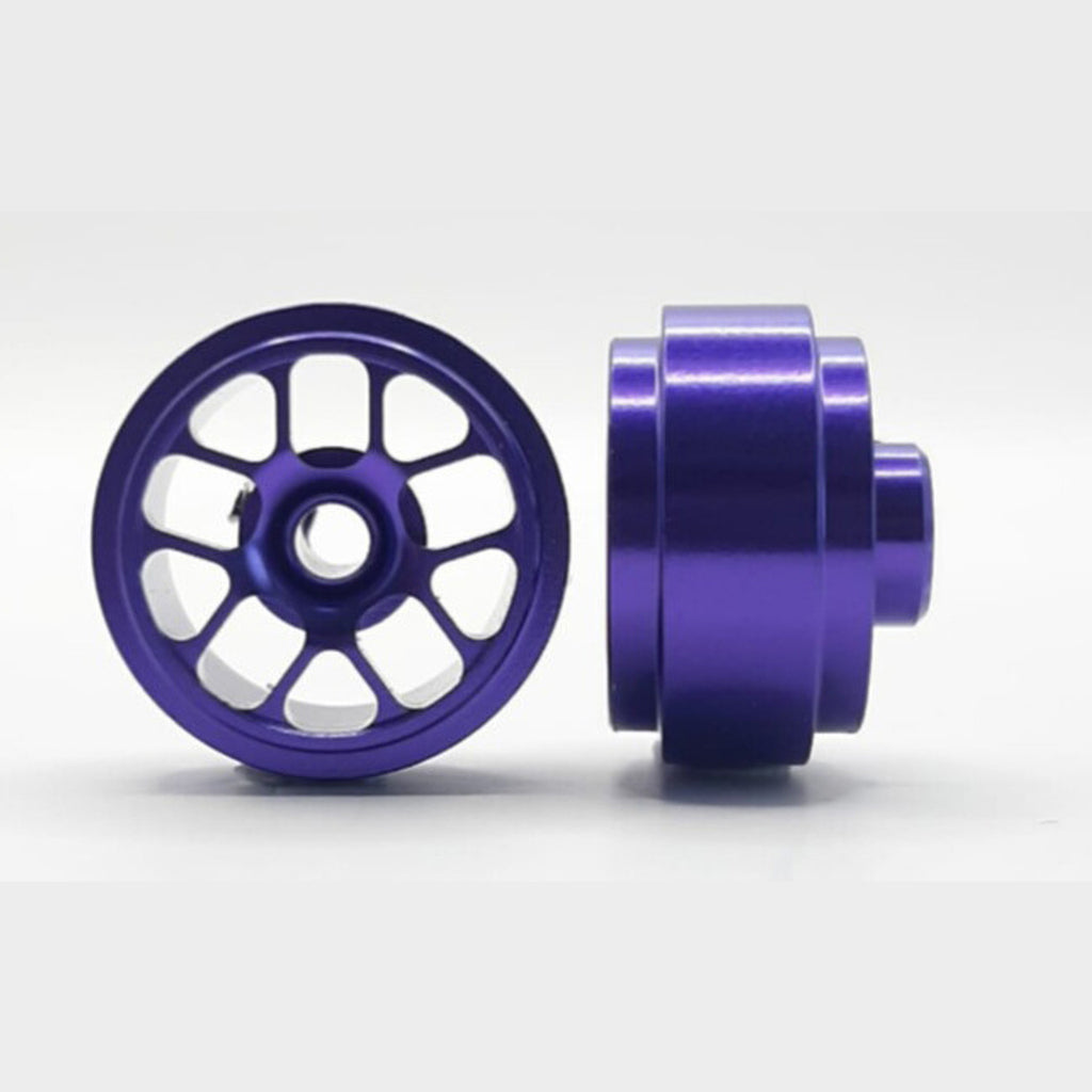 Staffs Purple Hyper 3/32" Aluminum Wheels, Front & Rear Set