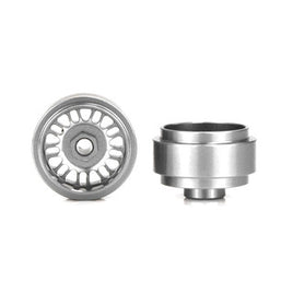 Staffs 101 15.8 x 8.5mm BBS Deep Dish Aluminum Wheels, Silver