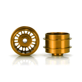 Staffs 109 15.8 x 10mm BBS Deep Dish Aluminum Wheels, Gold