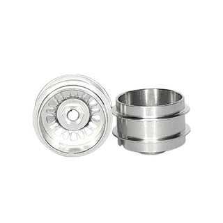 Staffs 145 16.9 x 10mm BBS Deep Dish Aluminum Wheels, Silver