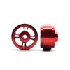 Staffs 187 Aluminum 4-Spoke 15.8 x 8.5mm Wheels, Red