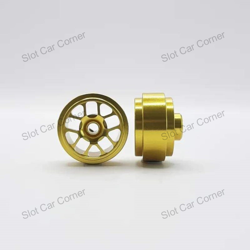 Staffs 217 15.8 x 8.5mm Hyper Aluminum Wheels, Gold