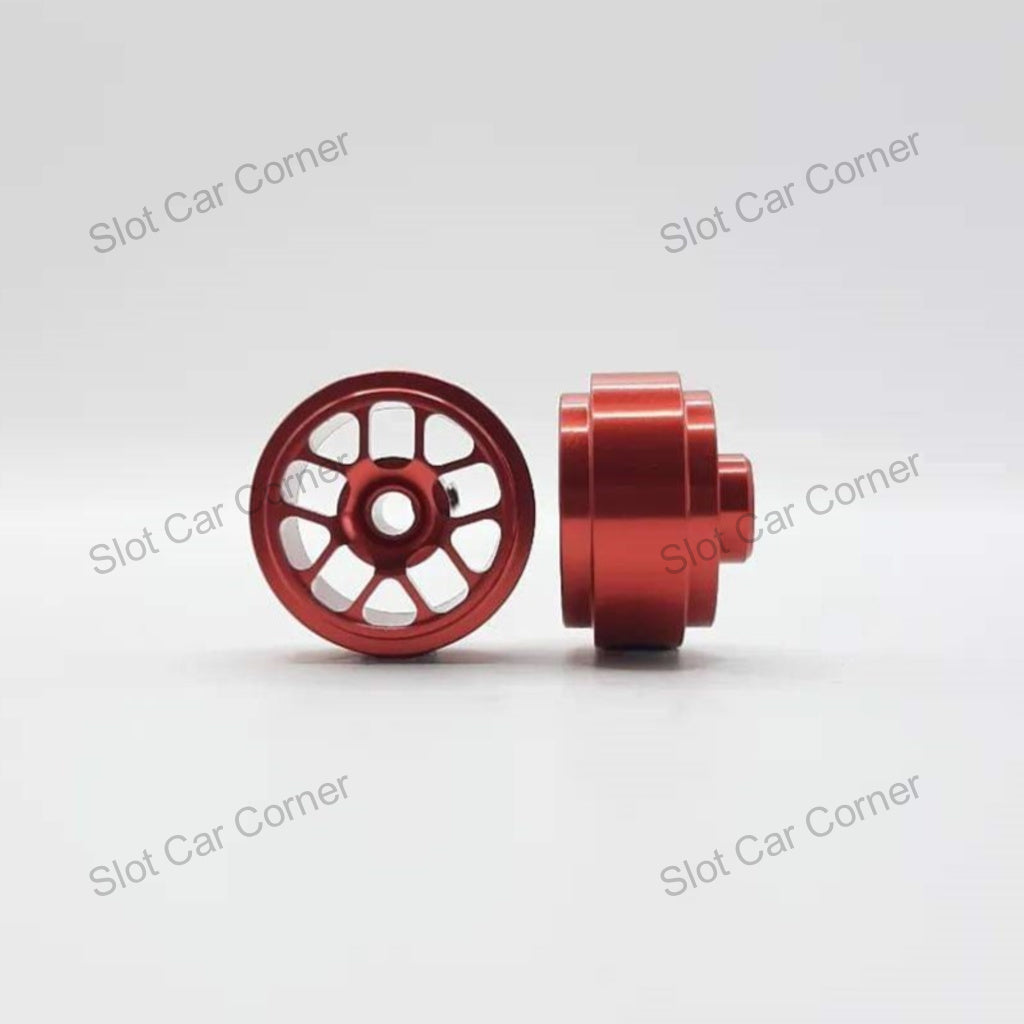 Staffs 220 15.8 x 8.5mm Hyper Aluminum Wheels, Red