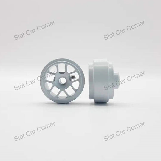 Staffs 245 16.9 x 8.5mm Hyper Aluminum Wheels, White