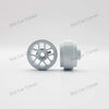 Staffs 245 16.9 x 8.5mm Hyper Aluminum Wheels, White