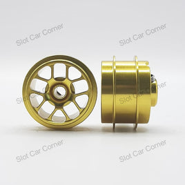 Staffs 225 15.8 x 10mm Hyper Air Aluminum Wheels, Gold