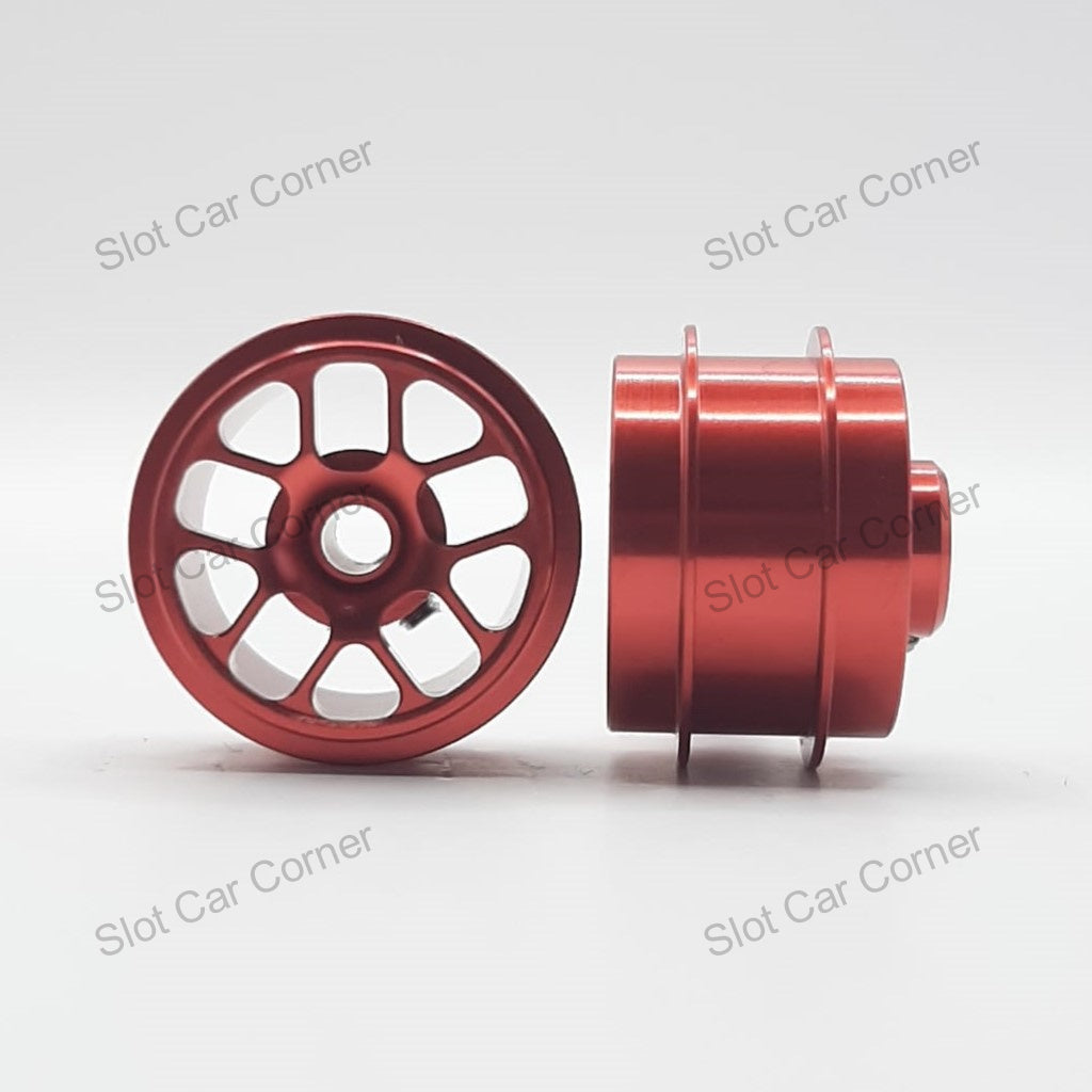 Staffs 228 15.8 x 10mm Hyper Air Aluminum Wheels, Red