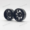 Staffs 234 15.8 x 8.5mm Minilite Deep Dish Aluminum Wheels, Black