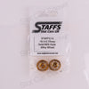 Staffs 41 16.9 x 10mm BBS Aluminum Wheels, Gold