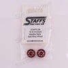 Staffs 96 15.8 x 8.5mm Minilite Aluminum Wheels, Red