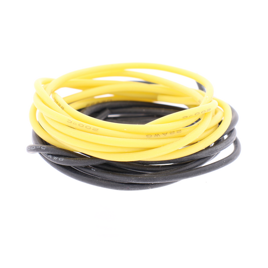 SCC 22 AWG Flexible Silicone Tinned Copper Motor Lead Wire, 6 Feet