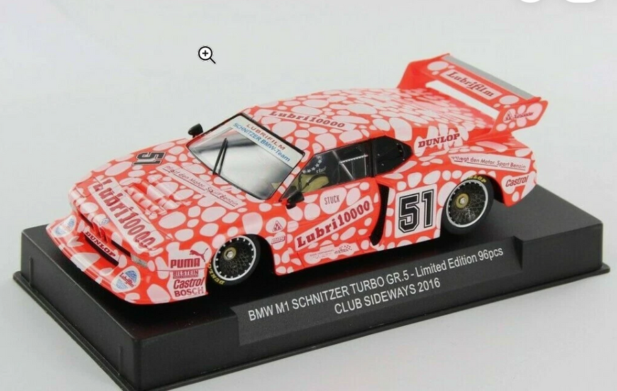 Sideways SW44R BMW M1 Schnitzer Turbo Gr. 5 RED No. 51, LIMITED EDITION