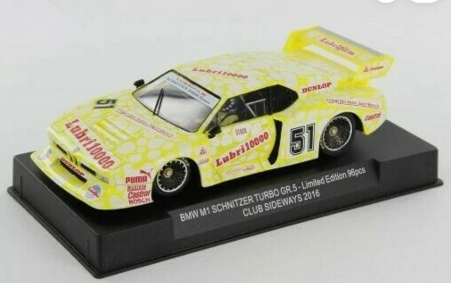 Sideways SW44Y BMW M1 Schnitzer Turbo Gr. 5 YELLOW No. 51, LIMITED EDITION