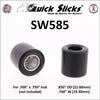 Quick Slicks SW585 Silicone Tires, X-Firm