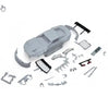 Sideways SWB/USA White Body Kit, Mustang GT3