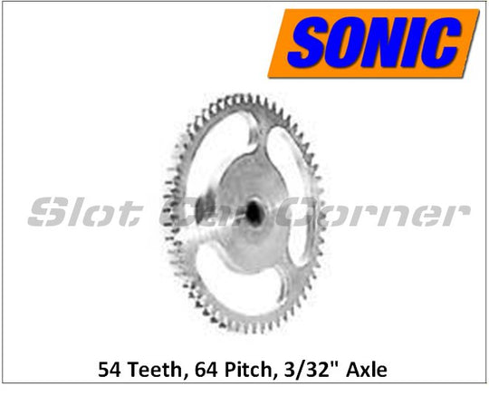 Sonic 131-54 Tri-Lite Drag Racing Spur Gear, 54 Teeth