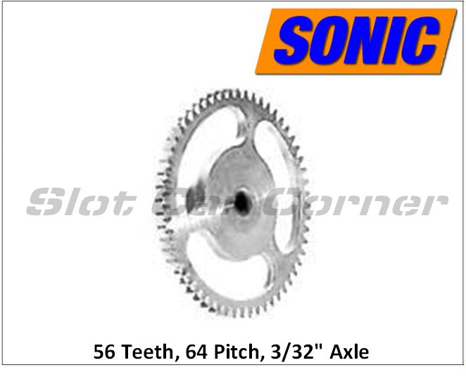Sonic 131-56 Tri-Lite Drag Racing Spur Gear, 56 Teeth