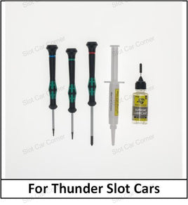 SCC Slot Car Maintenance Kit, Thunder Slot