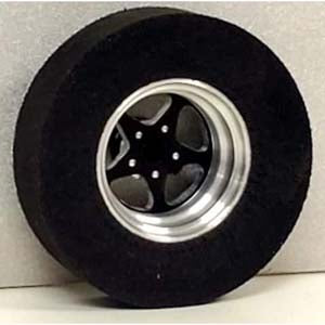 JDS Racing 7039B-300 Pro Star BLACK Rear 1-3/16 x .300 Drag Tires, 3/32 Axle