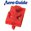 Mid-America MID 130C Aero Guide Cut Down Threaded, Red Nylon