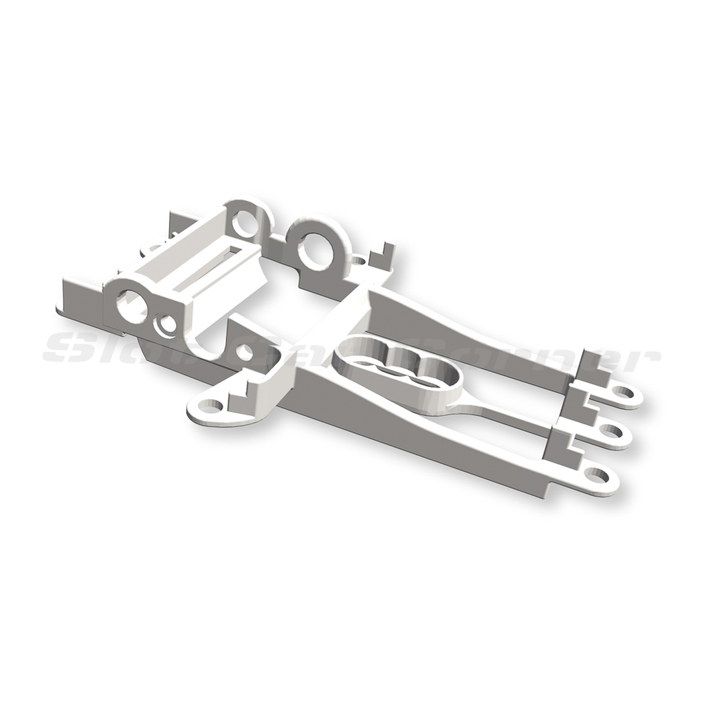 NSR 1330 Hypercar 1.0mm Offset Sidewinder Motor Mount, Hard (White), product view