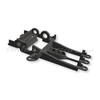 NSR 1335 Hypercar 1.25mm Offset Sidewinder Motor Mount, Medium (Black), product view