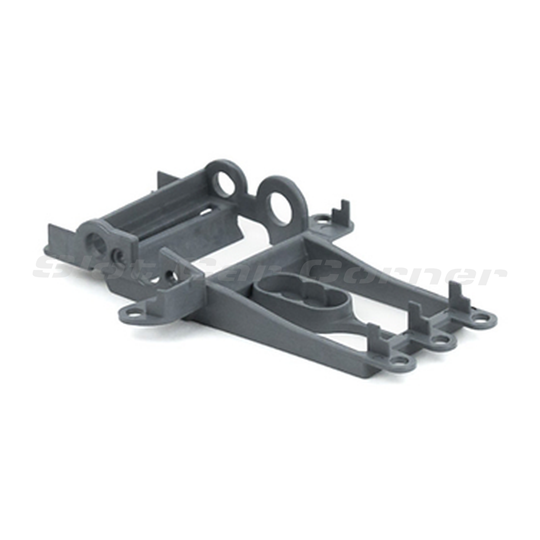 NSR 1335C Hypercar 1.25mm Offset Sidewinder Motor Mount, Carbon Fiber (Grey)