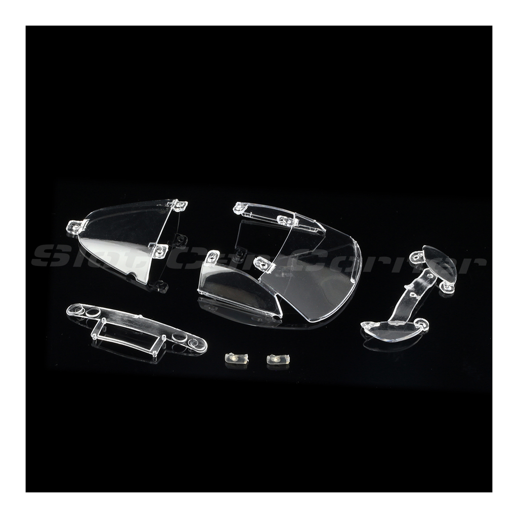 NSR 1385 Corvette C6R Clear Windows and Light Parts product detail
