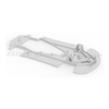 NSR 1626 Corvette C8R Chassis, Hard (White), product view