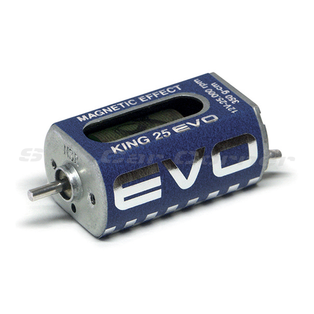 NSR 3026 King EVO 25,000 RPM motor showing the can, shaft and terminals