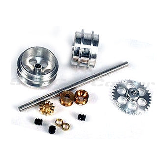 NSR 4013 Ninco Anglewinder Rear Axle Kit, 17mm Wheels