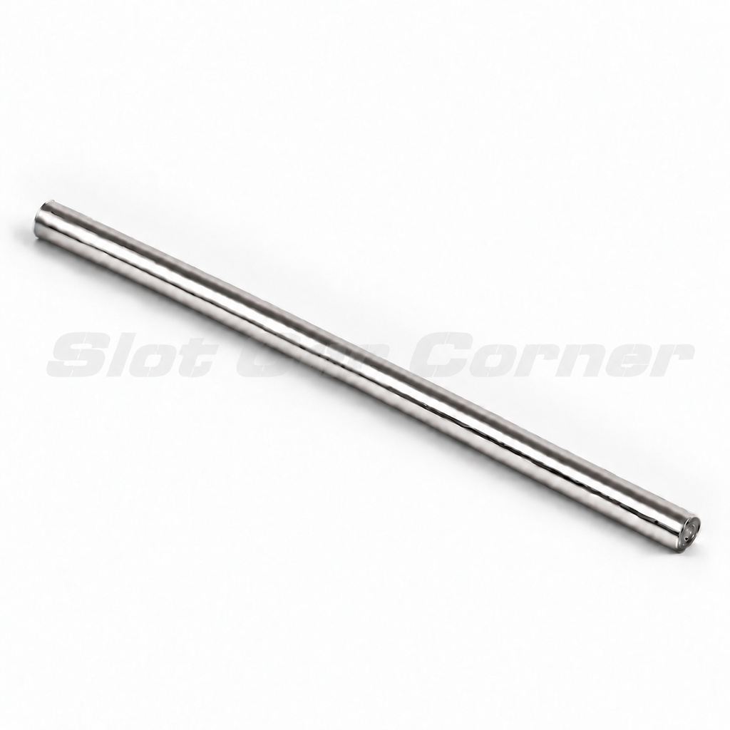 NSR 4802 hard steel 3/32-inch × 54mm axle, single axle on a white background