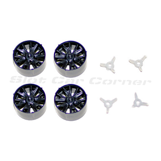 NSR 5436 Ford GT40 Mk II Wheel Inserts, Black