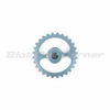NSR 5928 gray 28-tooth ERGAL Hypercar sidewinder gear, front view