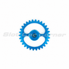 NSR 5930 blue 30-tooth ERGAL Hypercar sidewinder gear, front view