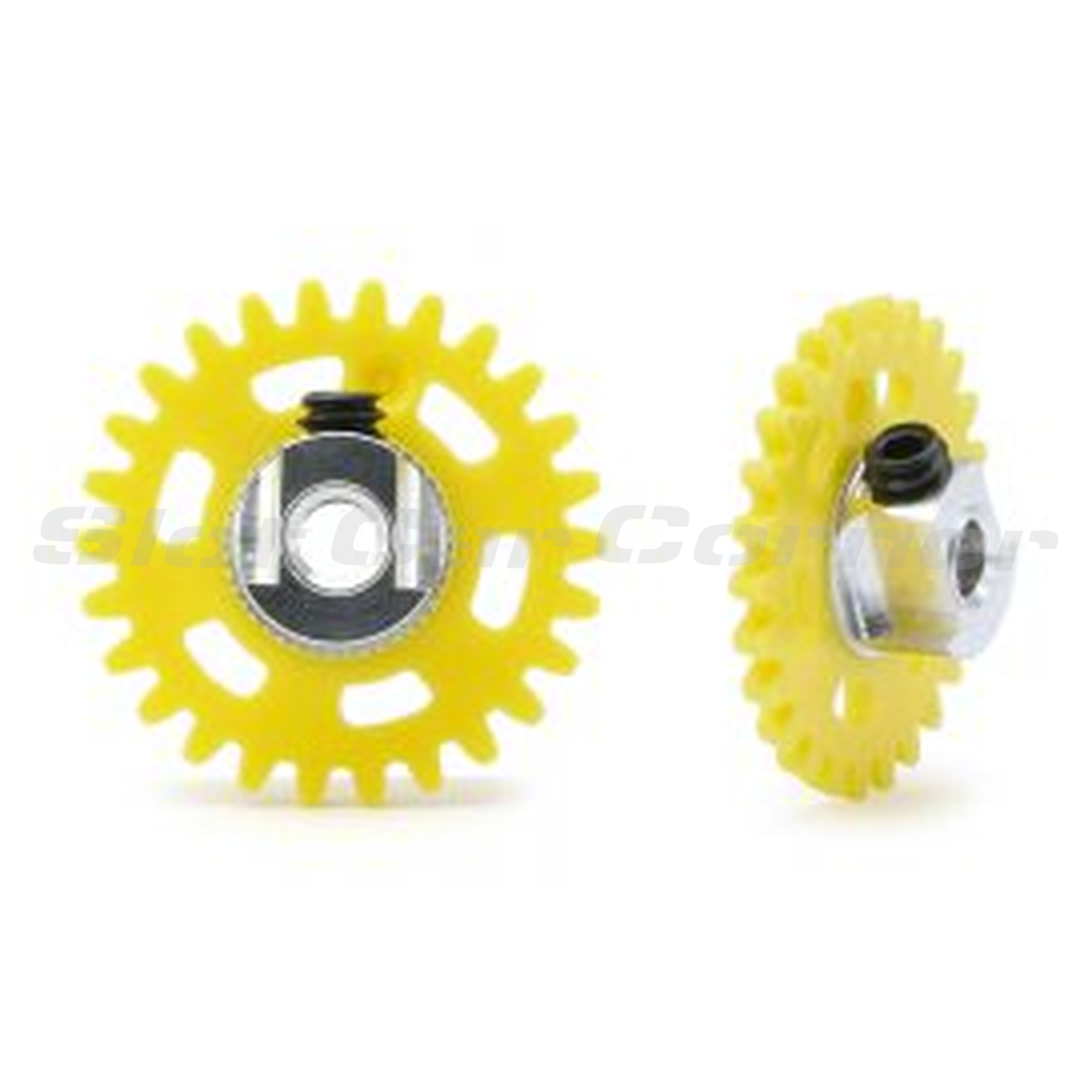 NSR 6626EVO 26T 16mm EVO Plastic Anglewinder Gear, Yellow product view