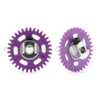 NSR 6633EVO 33T 16mm EVO Plastic Anglewinder Gear, Violet product view