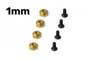RevoSlot RS-208A Brass Nuts and Screws, H1.0mm