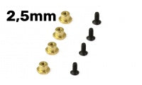 RevoSlot RS-208C Brass Nuts and Screws, H2.5mm