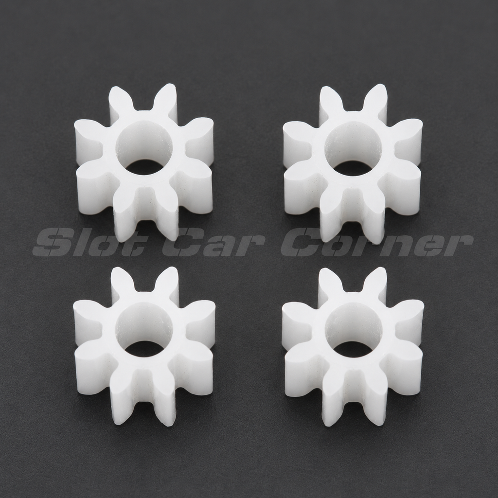 Scaleauto SC-1008 8-Tooth M50 Polyamide Pinions, product view
