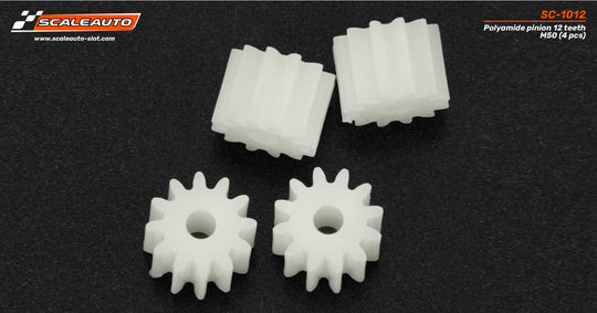 Scaleauto SC-1012 Polyamide 7.25mm Pinion, 12 Teeth