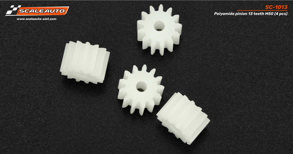 Scaleauto SC-1013 Polyamide 7.25mm Pinion, 13 Teeth