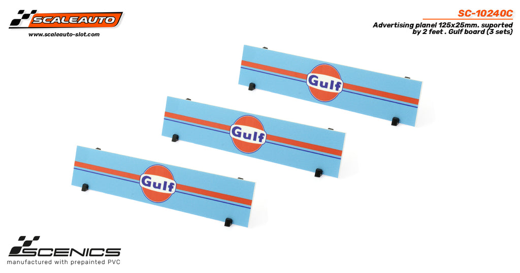 Scaleauto SC-10240C Advertising Sign, Gulf