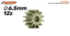 Scaleauto SC-1095E65 6.5mm 12-tooth Ergel Pinion