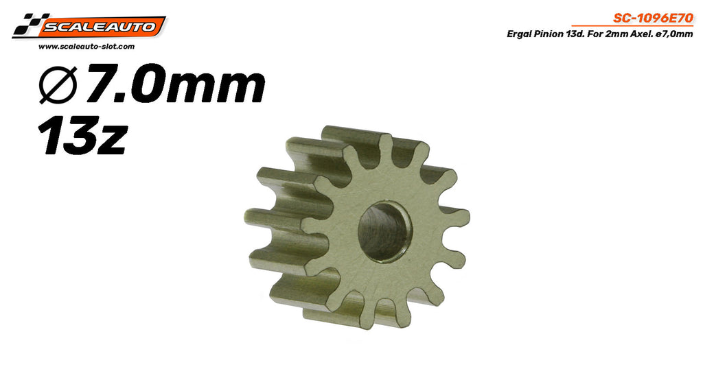 Scaleauto SC-1096E70 7.0mm 13-tooth Ergel Pinion