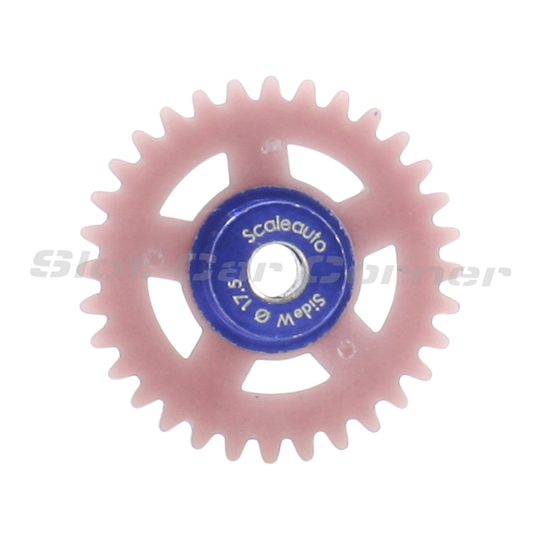 Scaleauto SC-1152R 32-Tooth Nylon Sidewinder Gear, 17.5 mm