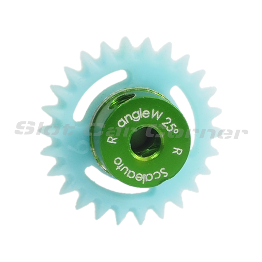 Scaleauto SC-1166BR 26-Tooth Polyamide Anglewinder Gear, 15.8 mm, Reverse Insert